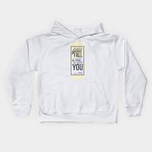 When You Fall Kids Hoodie